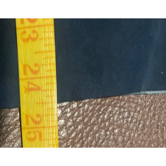 CoCo Pari Navy Suede Pencil Skirt With Back Slit Womens Size L - Picture 4 of 6